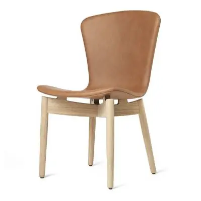 Krzesło Shell lakierowany dąb Ultra Brandy Mater