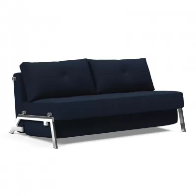 Sofa rozkadana Cubed 160 cm chromowana podstawa Dance Blue Innovation