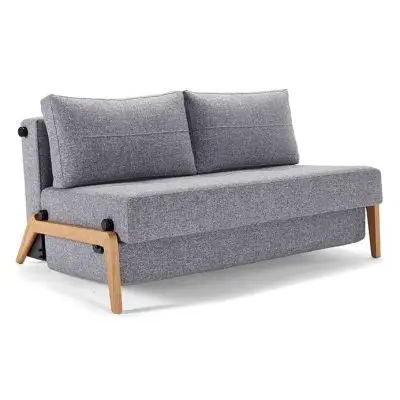 Sofa rozkładana Cubed 140 cm dąb Twist Granite Innovation