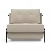 Fotel rozkadany Cubed Alu Blida Sand Grey Innovation