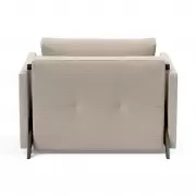Fotel rozkadany Cubed z podokietnikiem Sand Grey Innovation