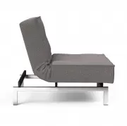 Fotel rozkadany Splitback Dance Grey chrom Innovation