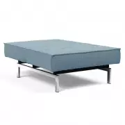 Fotel rozkadany Splitback Light Blue chrom Innovation