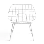 Krzesło Wm String Lounge Białe Audo Copenhagen