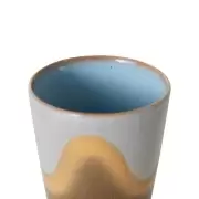 Kubek ceramiczny do herbaty 70s oasis HKliving