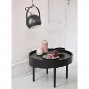 LAMPA WISZCA BALL HANDLE 25 CM CZARNA FRANDSEN