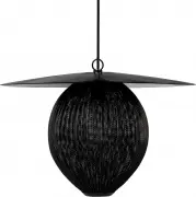 LAMPA WISZCA SATELLITE 22 cm czarna GUBI