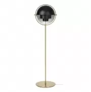 Lampa Podogowa Multi-Lite Brass Soft Black Semi Matt Gubi