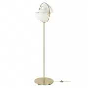 Lampa Podłogowa Multi-Lite Brass White Semi Matt Gubi