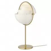 Lampa Stoowa Multi-Lite Brass White Semi Matt Gubi