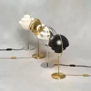 Lampa Stołowa Multi-Lite Brass Black Semi Matt Gubi
