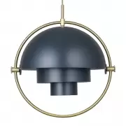 Lampa Wiszca Multi-Lite 32 cm Brass Midnight Blue Gubi