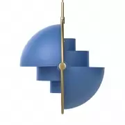 Lampa Wiszca Multi-Lite Brass Nordic Blue Matt Gubi