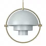Lampa Wisząca Multi-Lite Brass Sea Grey Semi Matt Gubi