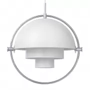 Lampa Wiszca Multi-Lite 32 cm Chrome White Semi Matt Gubi