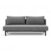 Sofa rozkadana Sly czarne nogi Twist Charcoal Innovation