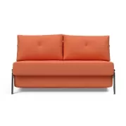 Sofa rozkadana Cubed 140 cm chromowana podstawa Argus Rust Innovation