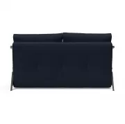 Sofa rozkadana Cubed 140 cm chromowana podstawa Dance Blue Innovation