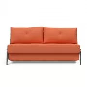 Sofa rozkadana Cubed 160 cm chromowana podstawa Argus Rust Innovation