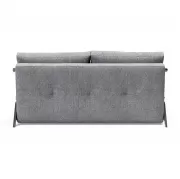 Sofa rozkadana Cubed 160 cm chromowana podstawa Twist Granite Innovation