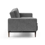 Sofa rozkadana Dublexo z pod. Twist Charcoal ciemne drewno Innovation