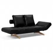Sofa rozkadana Ghia db Faunal Black Innovation