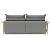 Sofa rozkadana Malloy wood Boucle Ash Grey Innovation