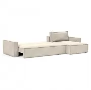 Sofa rozkadana Newilla Lounger Corduroy Ivory Innovation