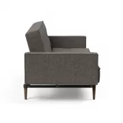 Sofa rozkadana Splitback z podokietnikami Dark Grey Innovation