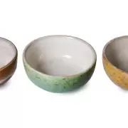 Zestaw 4 ceramicznych misek 70s xs castor HKliving