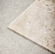 Stół okrągły Harbour piaskowy kamień Menu
