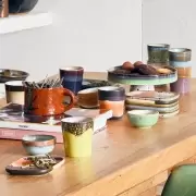Kubek ceramiczny do herbaty 70s tiger HKliving