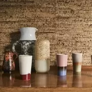 Wazon ceramiczny 70s XS Mud HKliving