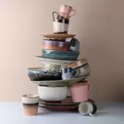 Salaterka ceramiczna 70s 23 cm ocean HKliving