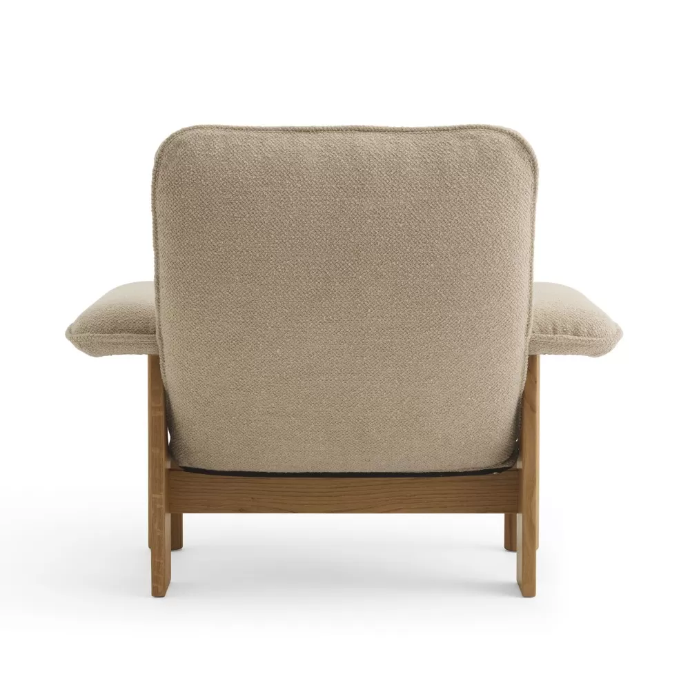 Fotel Brasilia Natural Oak Bouclé 02 Audo
