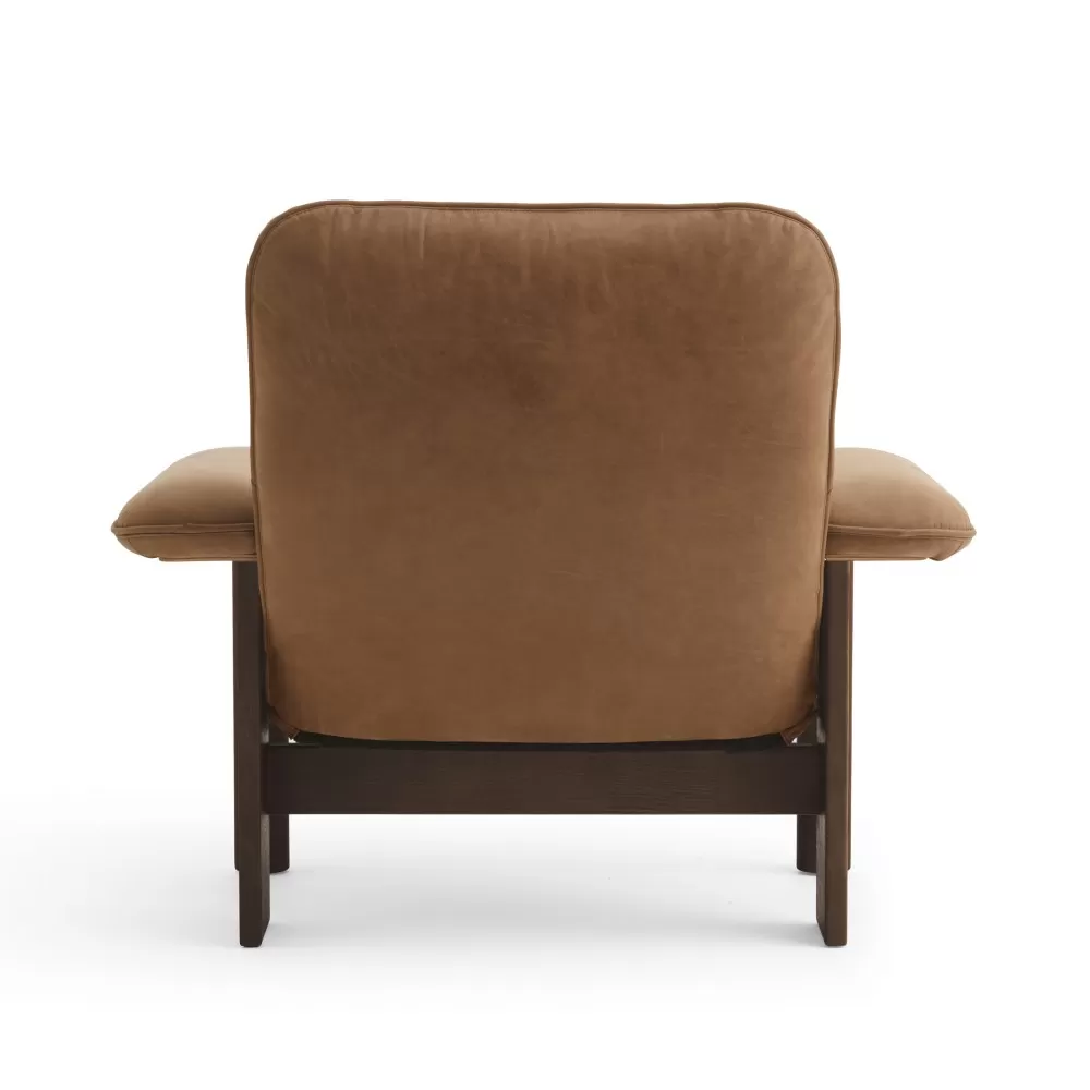 Fotel Brasilia Dark Stained Oak Dunes Camel 21004 Audo