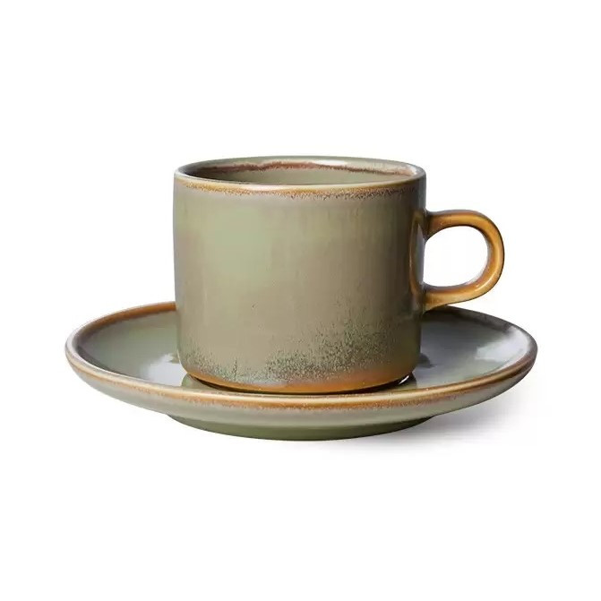 Filiżanka Ze Spodkiem Chef Ceramics Zielona Hkliving