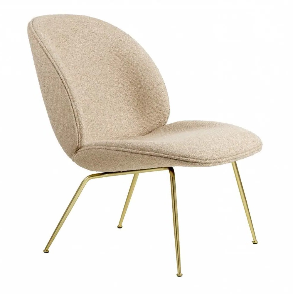 Fotel Beetle Lounge Dedar Around Boucle Gubi