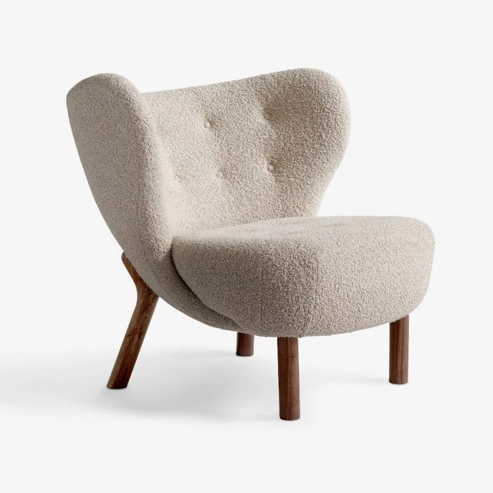 Fotel Little Petra Vb1 Walnut Karakorum 003 Andtradition