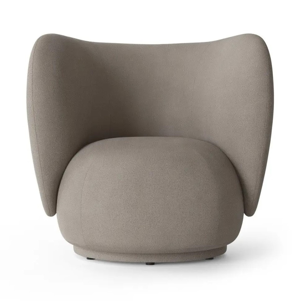 Fotel Rico Brushed Ciepła Szarość Ferm Living