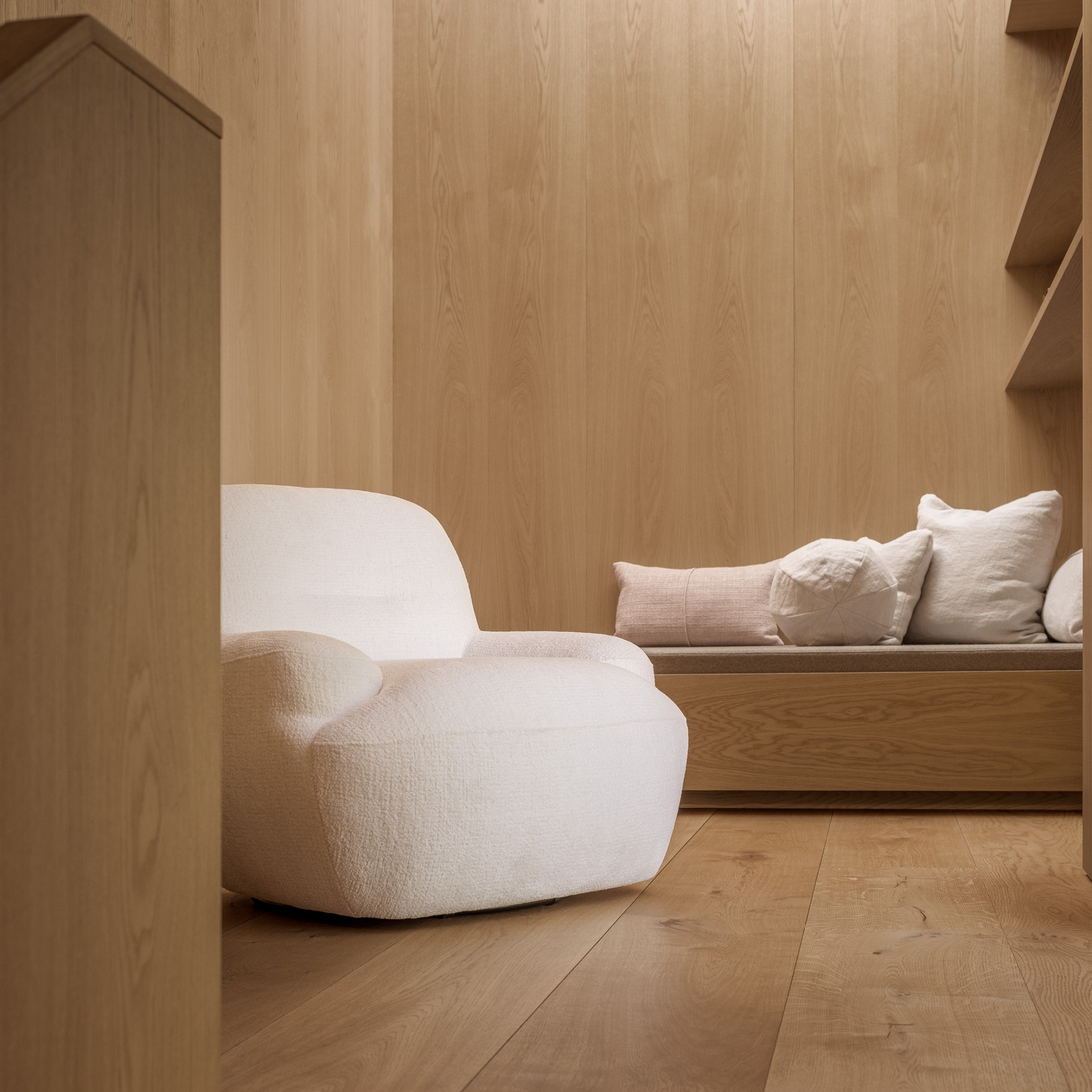 Fotel Uma Biały Sits