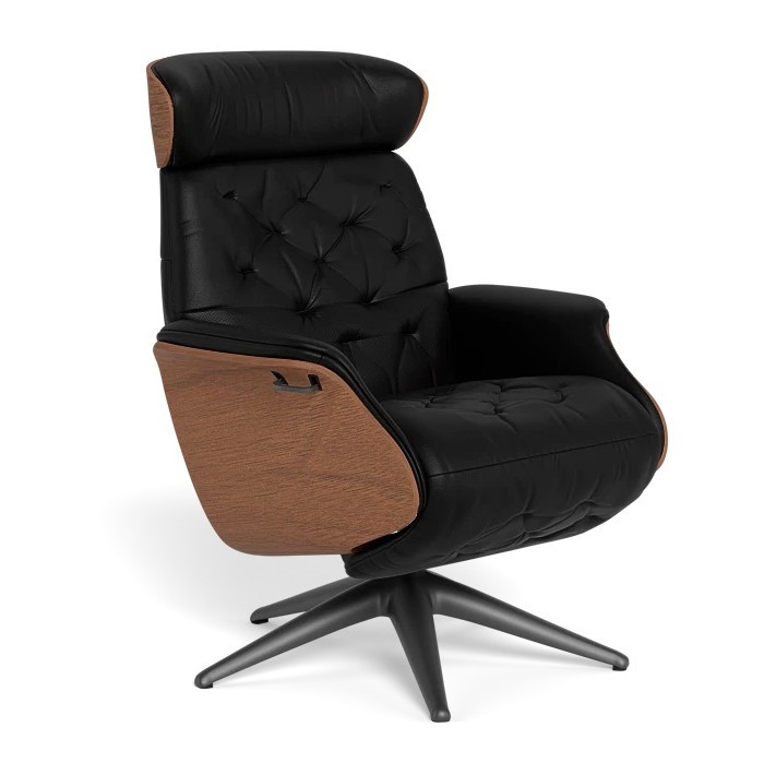 Fotel Wypoczynkowy Volden High Omaha Black Flexlux