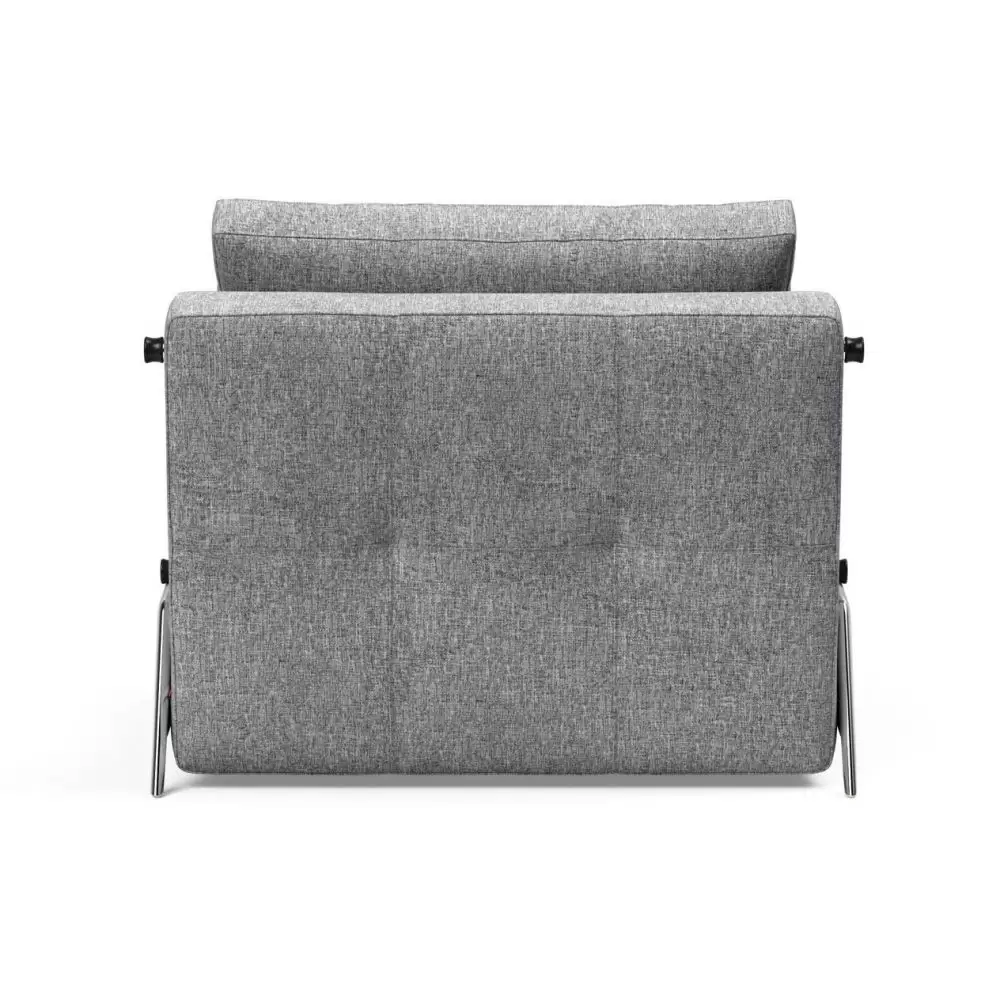 Fotel rozkładany Cubed Alu Mixed Twist Granite Innovation