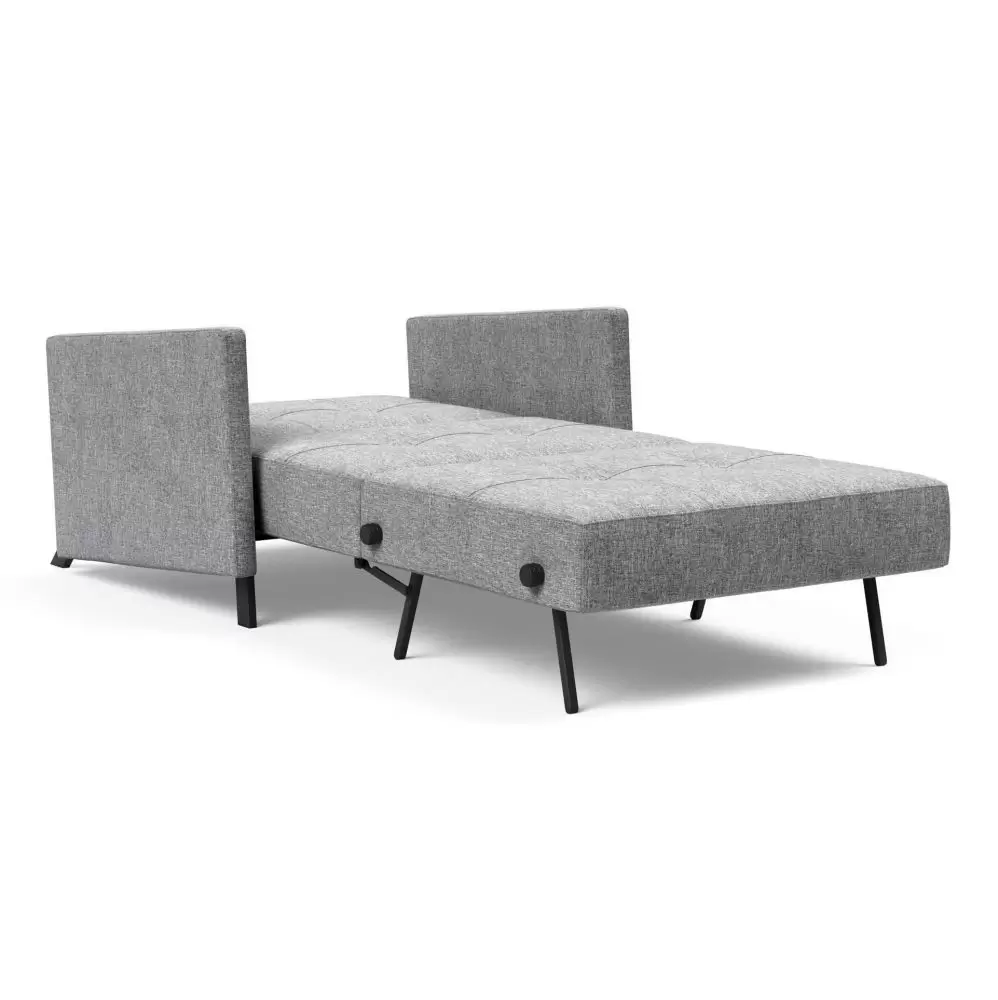 Fotel rozkładany Cubed z podłokietnikiem Twist Granite Innovation