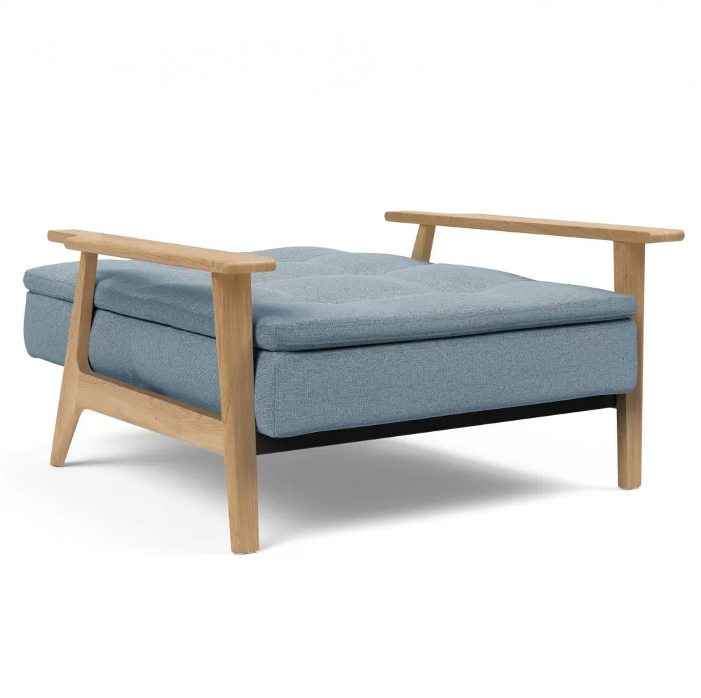 Fotel rozkładany Dublexo Frej Soft Indigo Innovation