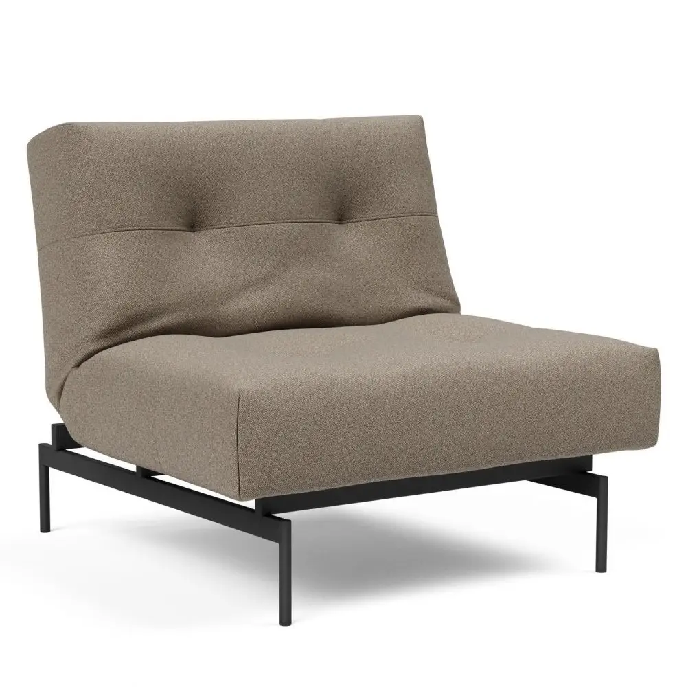 Fotel rozkładany ILB 202 Mahoga 850 Caramel Grey Innovation