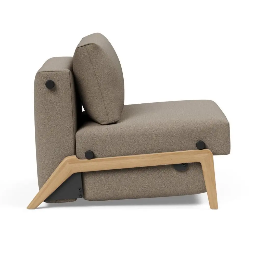 Fotel rozkładany ILB 500 Mahoga 850 dąb lakierowany Innovation