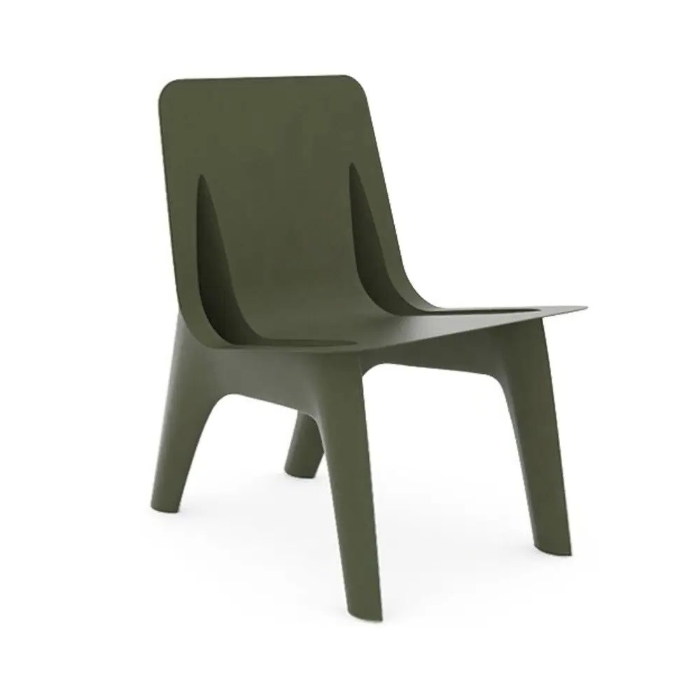 Krzesło J-Chair Lounge Alu Oliwkowe Zieta