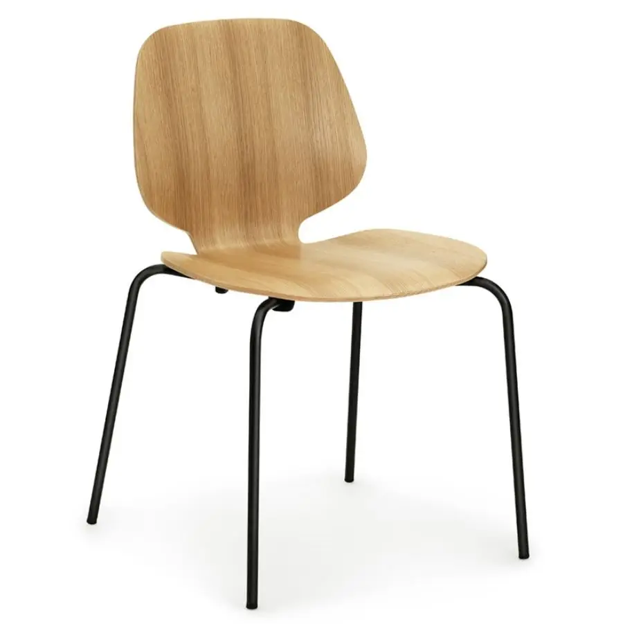 Krzesło My Chair Black Steel & Oak NORMANN COPENHAGEN