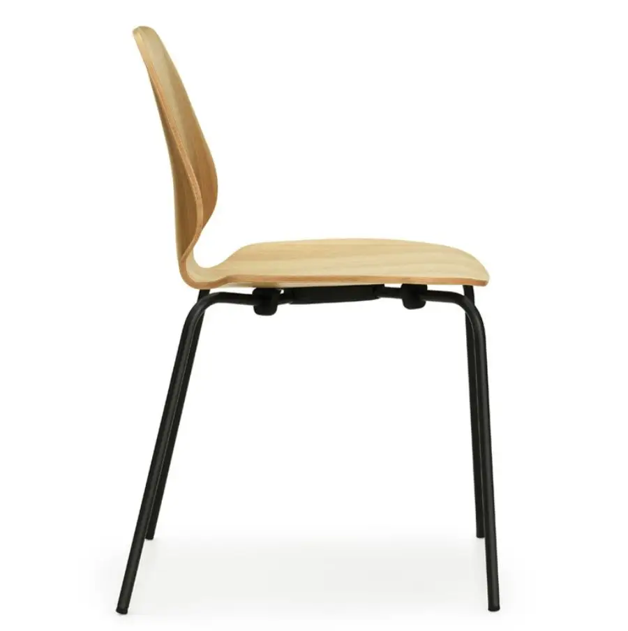 Krzesło My Chair Black Steel & Oak NORMANN COPENHAGEN